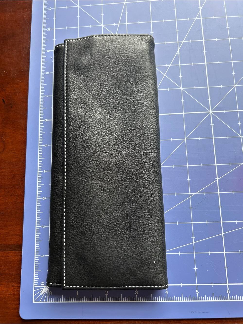 Traveling jewelry roll organizer leather and suede pink &  black euc quality ma